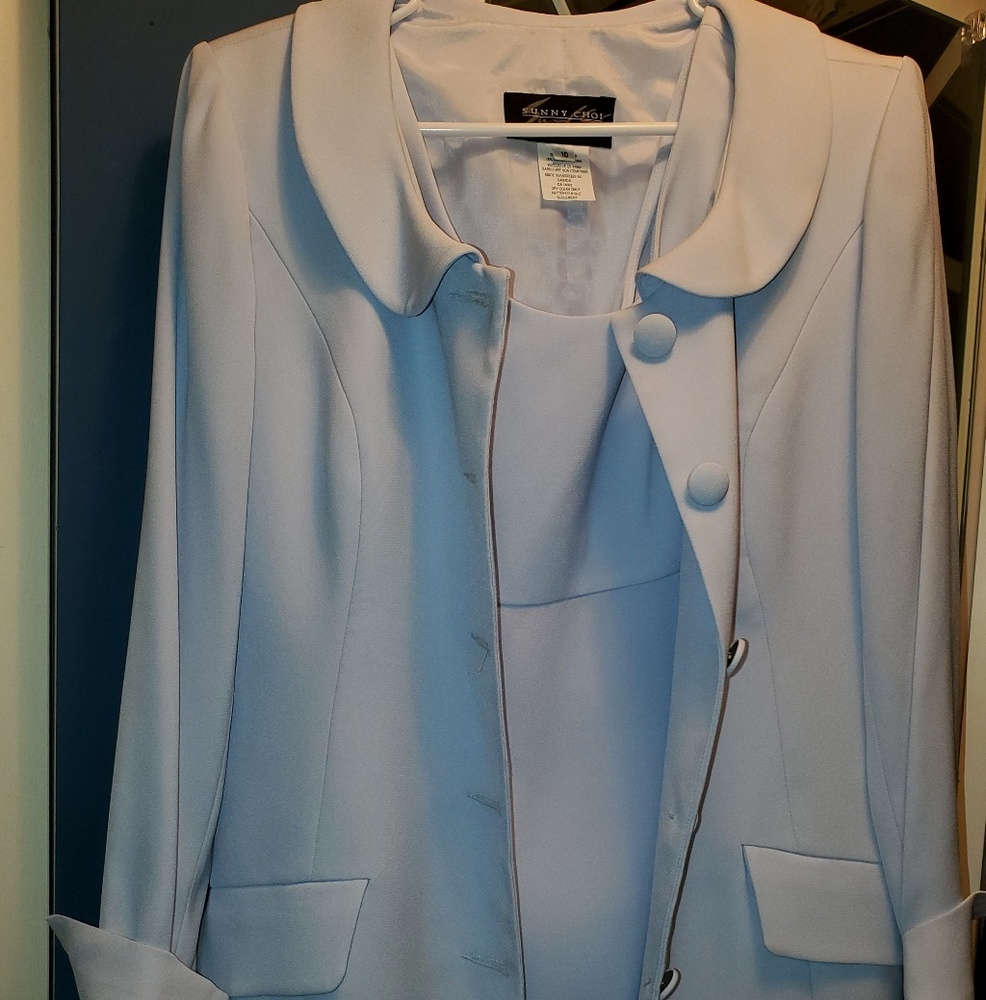 Sunny Choi Light Blue Dress with Jacket